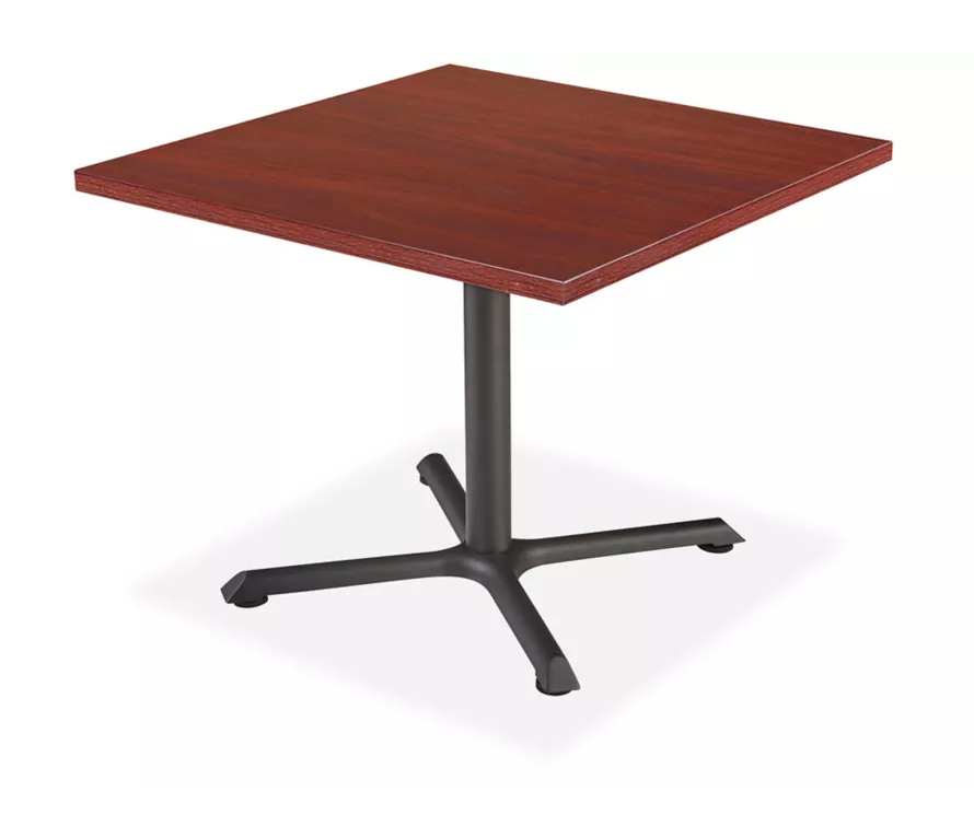 Square Wood Top Table