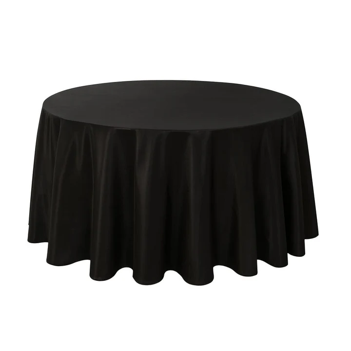 5ft Round Black Table Linen