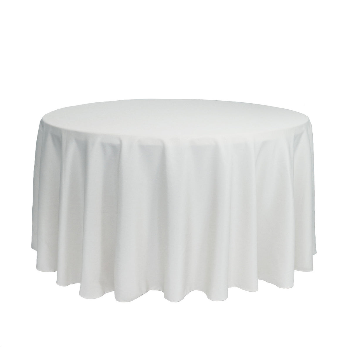 5ft Round White Table Linen