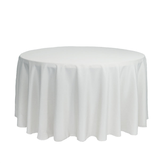 5ft Round White Table Linen