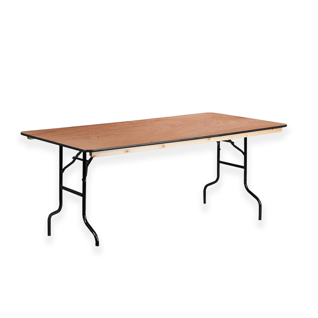 6 ft Folding Leg Banquet Table